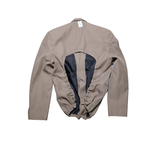 OPEN BACK TAILORED JACKET