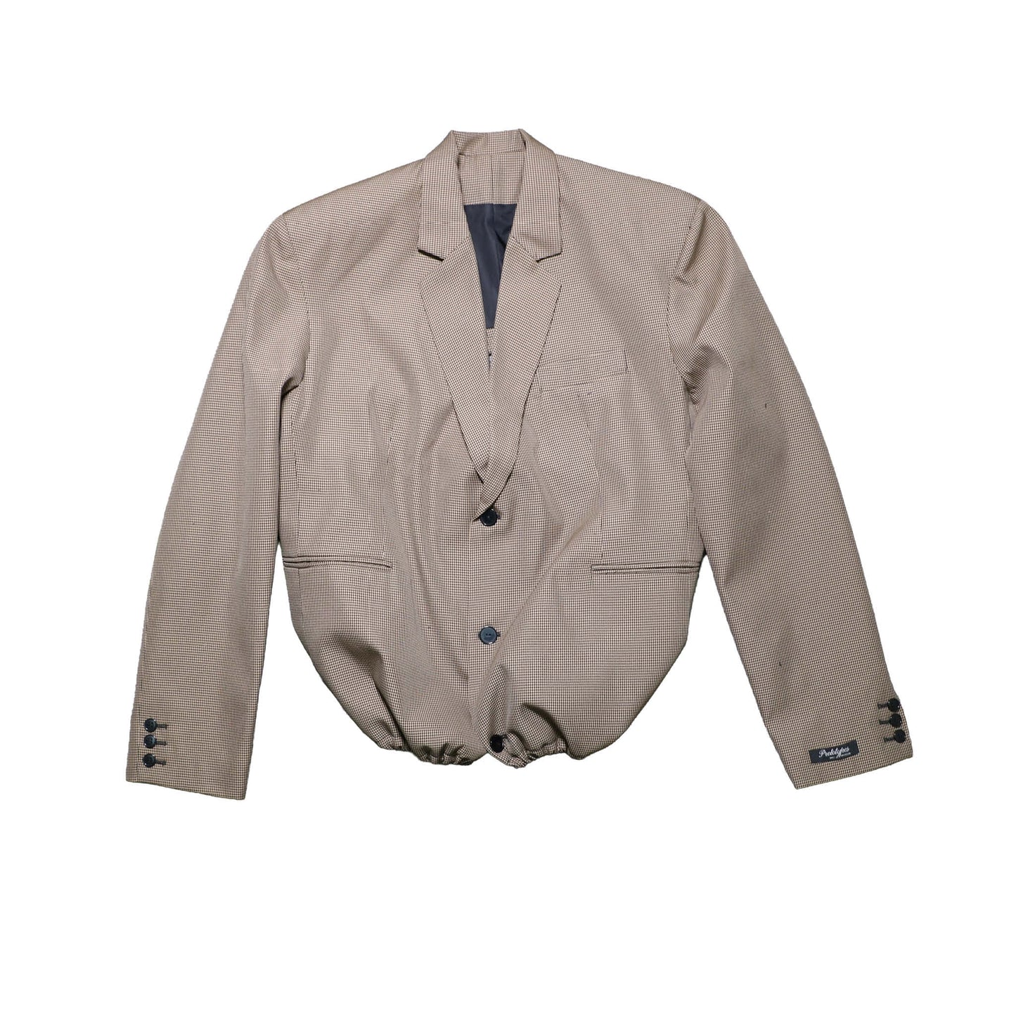 OPEN BACK TAILORED JACKET