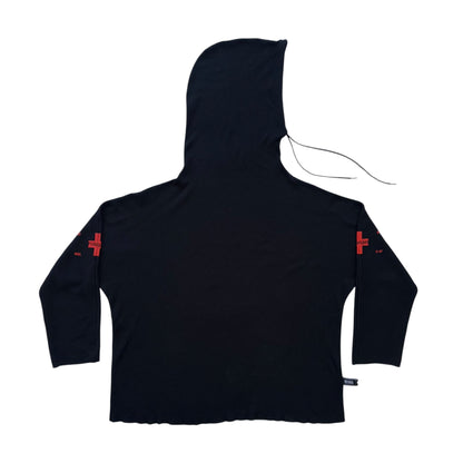WAFFLE TWISTED HOODIE