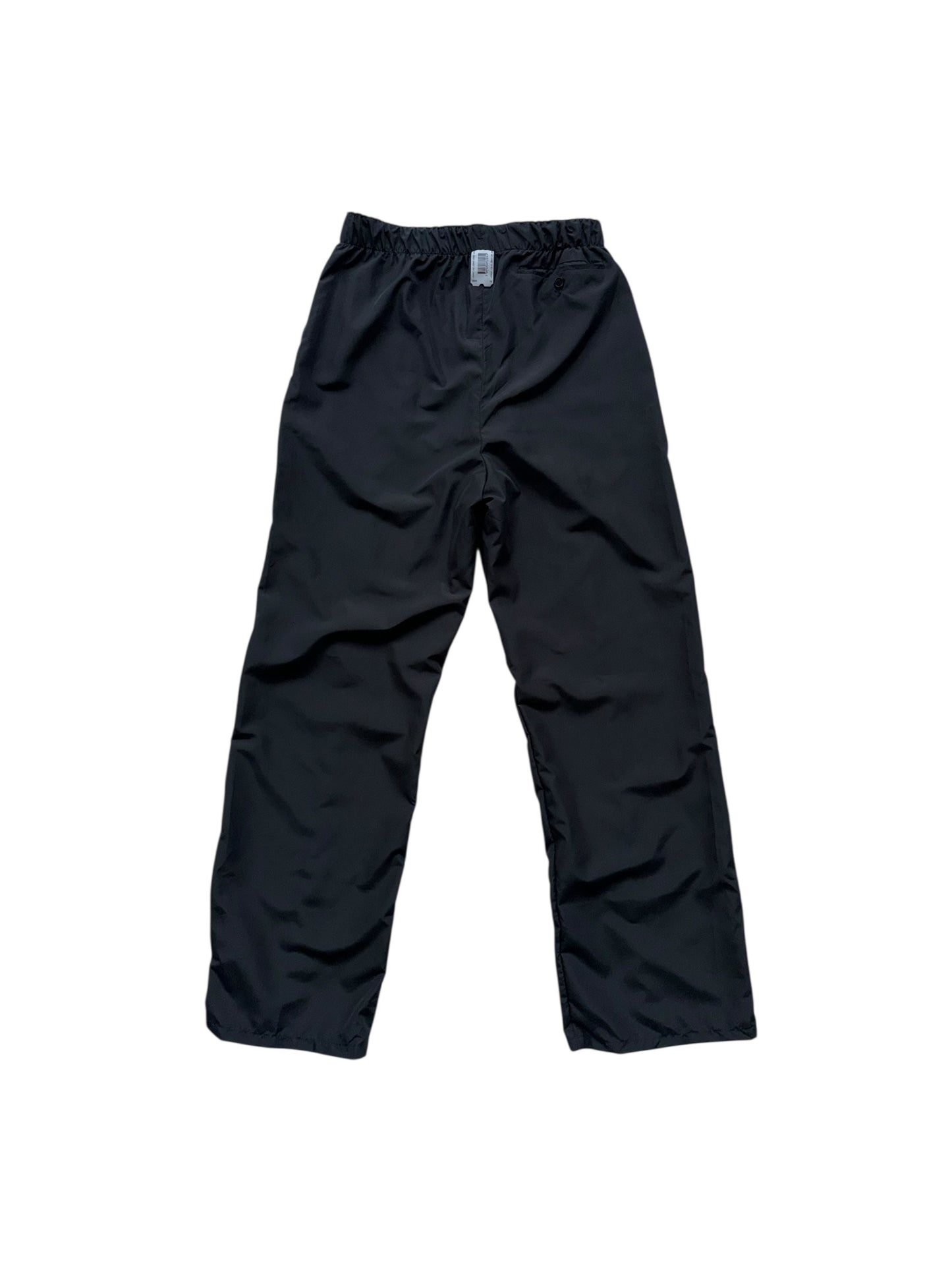 ELASTICATED NYLON TAILORED PANTS